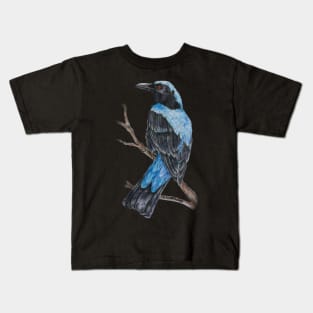 Asian Fairy Bluebird SING FOR SONGBIRDS Kids T-Shirt